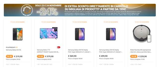 offerte black friday unieuro