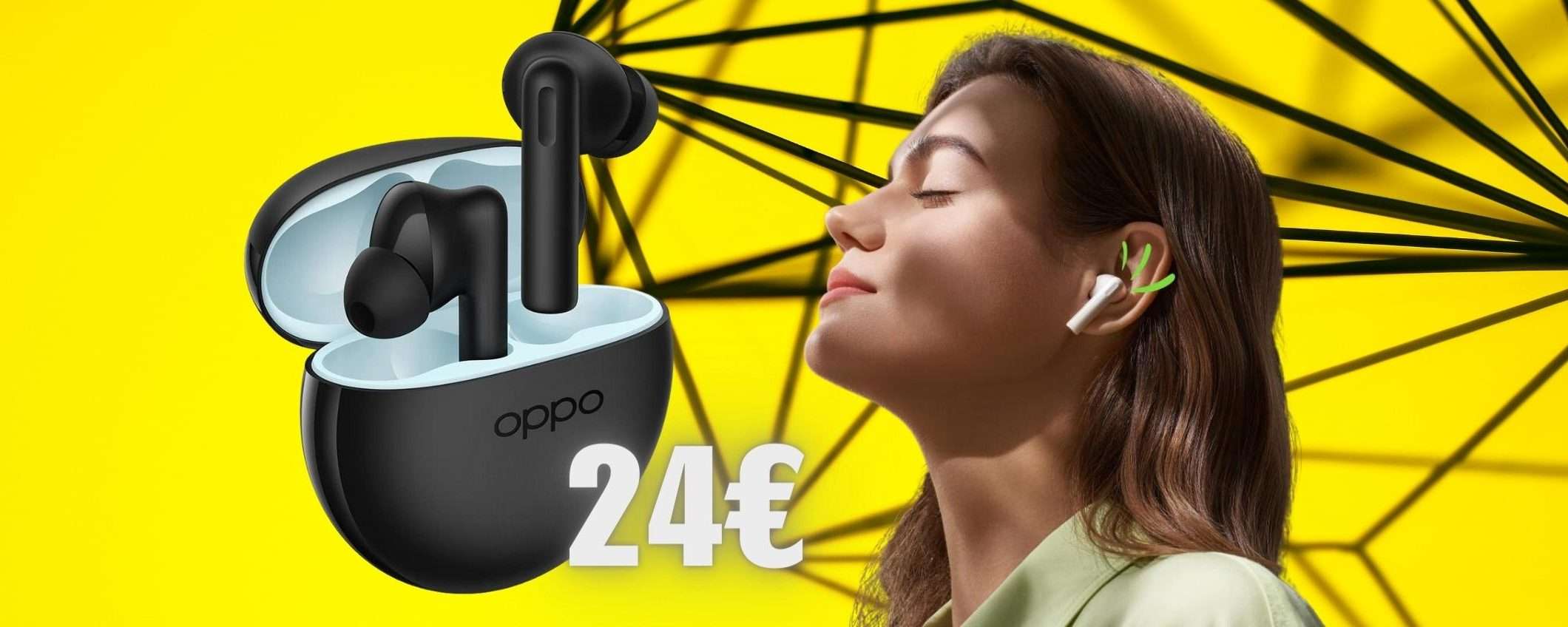 OPPO Enco Buds2 a METÀ PREZZO su Amazon, che AFFARE OPPO Enco Buds2 a METÀ PREZZO su Amazon, che AFFARE