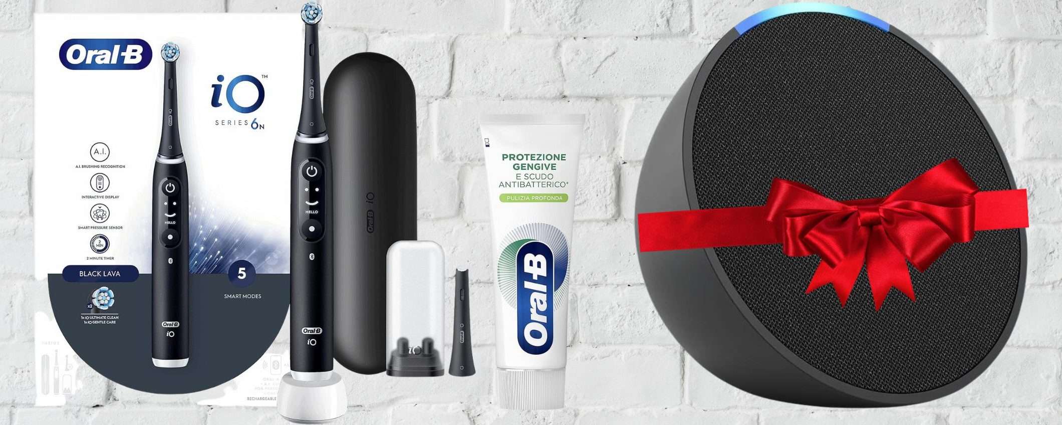 Oral-B iO6: spazzolino PREMIUM scontatissimo con un OMAGGIO inaspettato Oral-B iO6: spazzolino PREMIUM scontatissimo con un OMAGGIO inaspettato