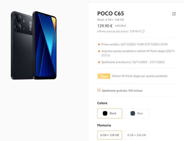 poco c65 mi store