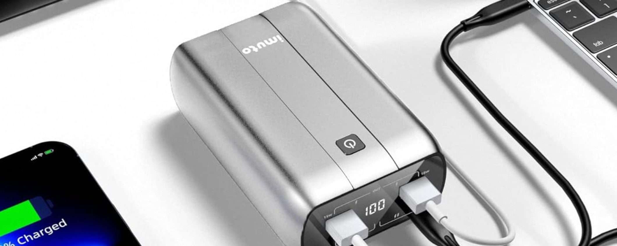 Powerbank 100W a prezzo RIDICOLO: ricarica anche il computer (44€) Powerbank 100W a prezzo RIDICOLO: ricarica anche il computer (44€)