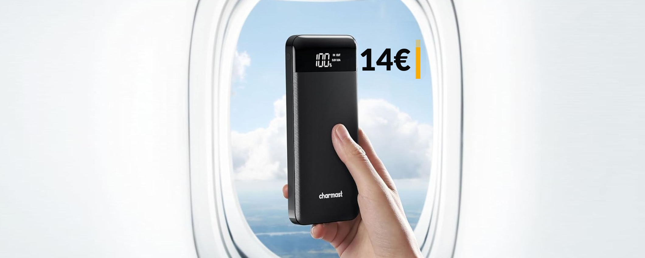 Powerbank MULTIPORTA 10400mAh: oggi puoi averla a soli 14€