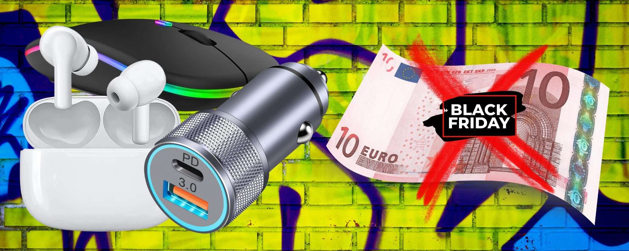 Gadget tech WOW a meno di 10€: Amazon va OLTRE gli sconti del Black Friday