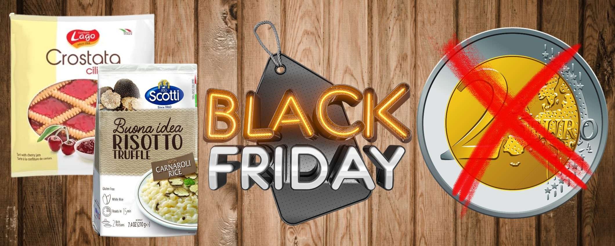 Supermercato Amazon: cibi di marca a meno di 2€, SUPER spesa al Black Friday