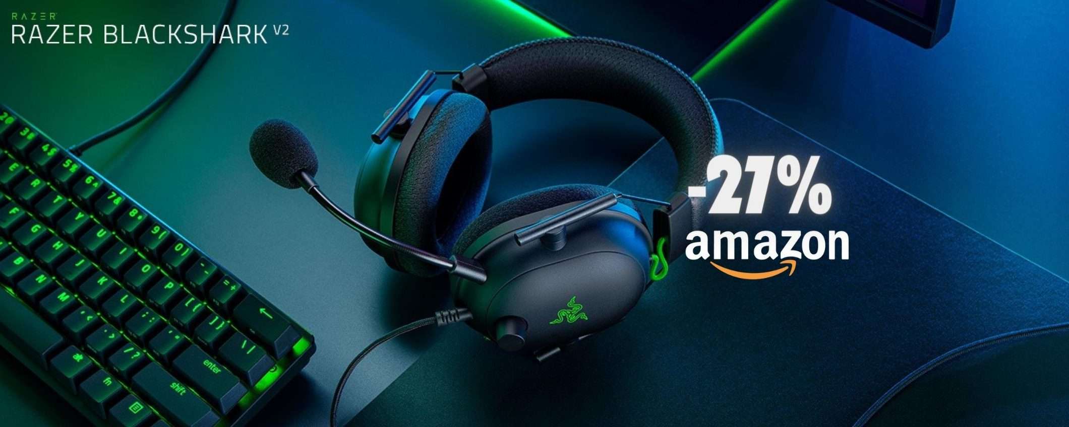 Razer BlackShark V2: cuffie multipiattaforma, emozione unica (-27%) Razer BlackShark V2: cuffie multipiattaforma, emozione unica (-27%)