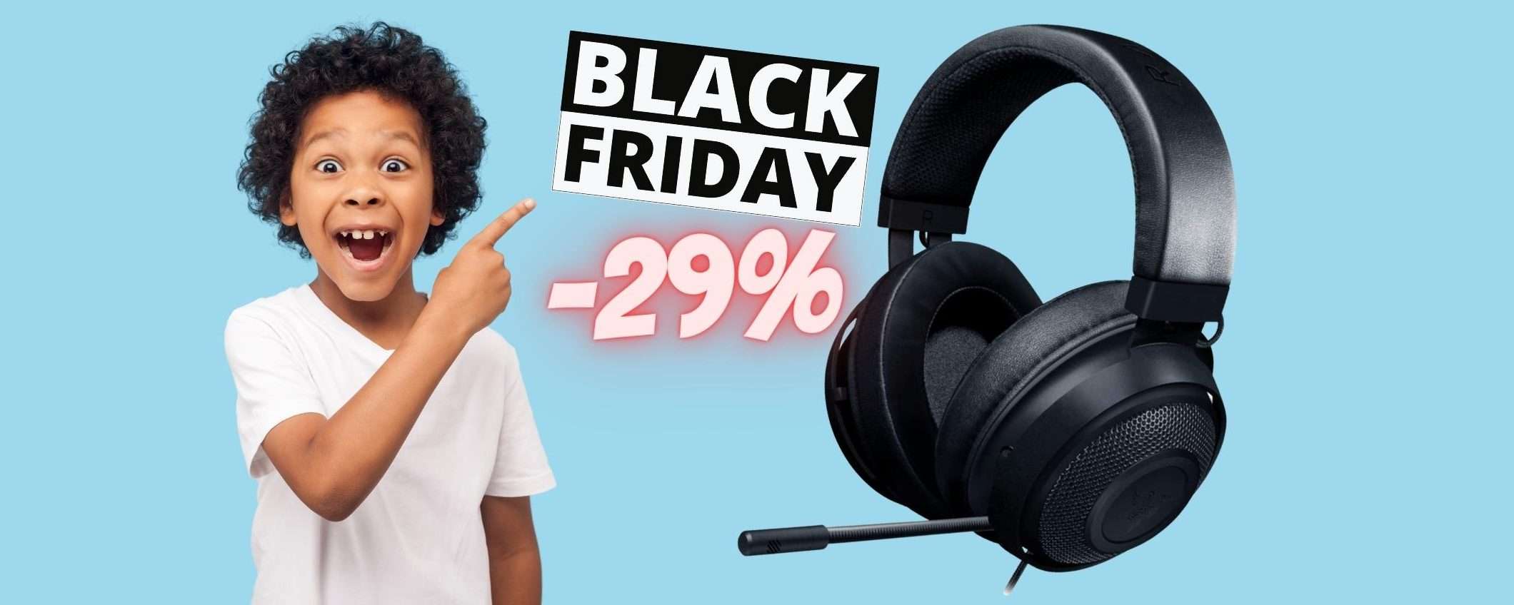 Razer Kraken: cuffie da gaming multi-piattaforma in MAXI SCONTO Razer Kraken: cuffie da gaming multi-piattaforma in MAXI SCONTO
