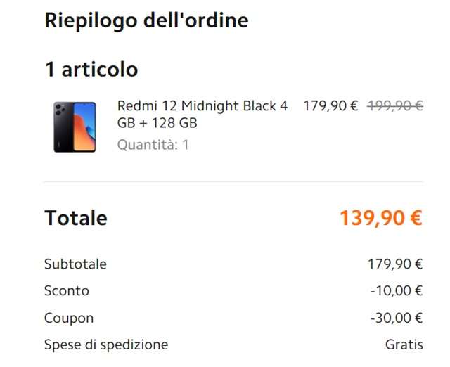 redmi 12 139 euro