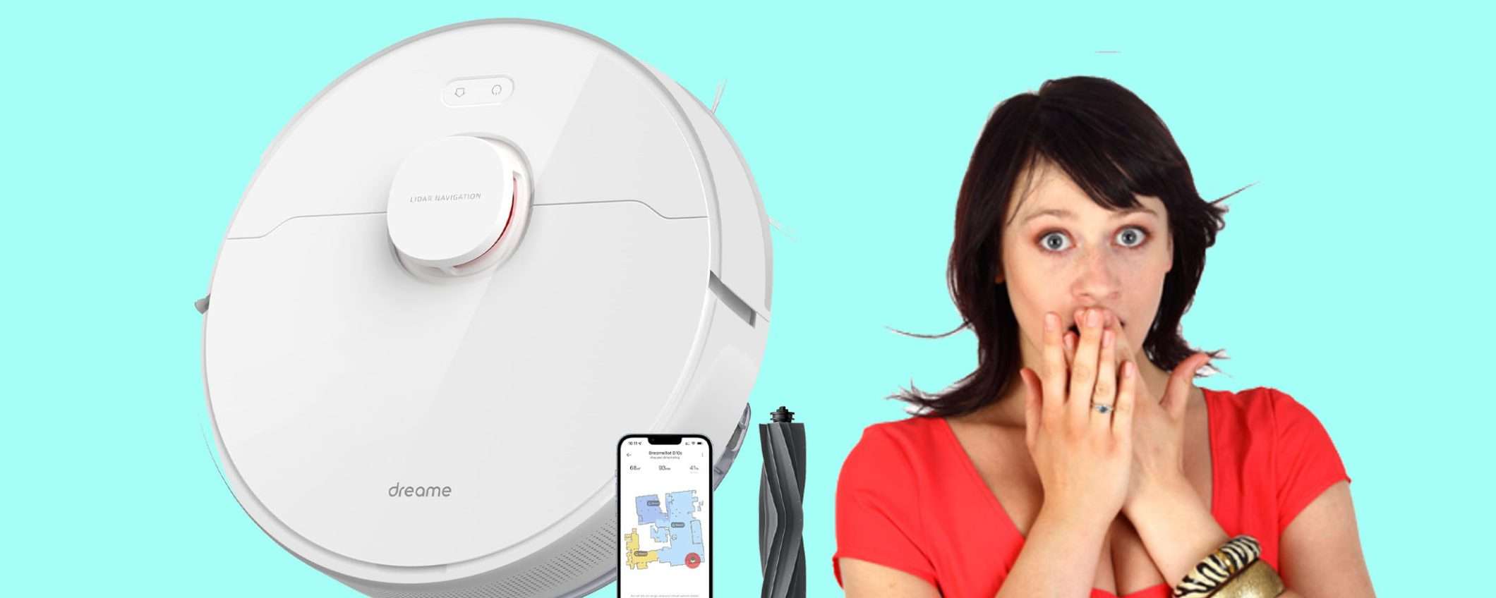 Robot aspira e lava Dreame D10s in SUPER offerta su Amazon Robot aspira e lava Dreame D10s in SUPER offerta su Amazon