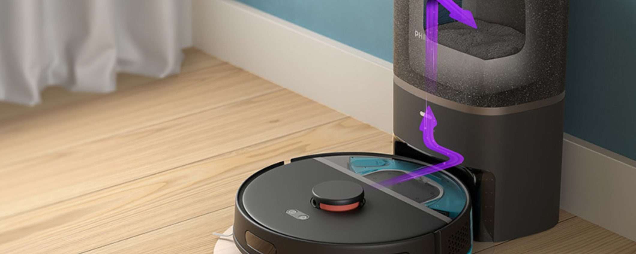 Robot aspirapolvere Philips HomeRun Serie 3000 CROLLA del 46% Robot aspirapolvere Philips HomeRun Serie 3000 CROLLA del 46%