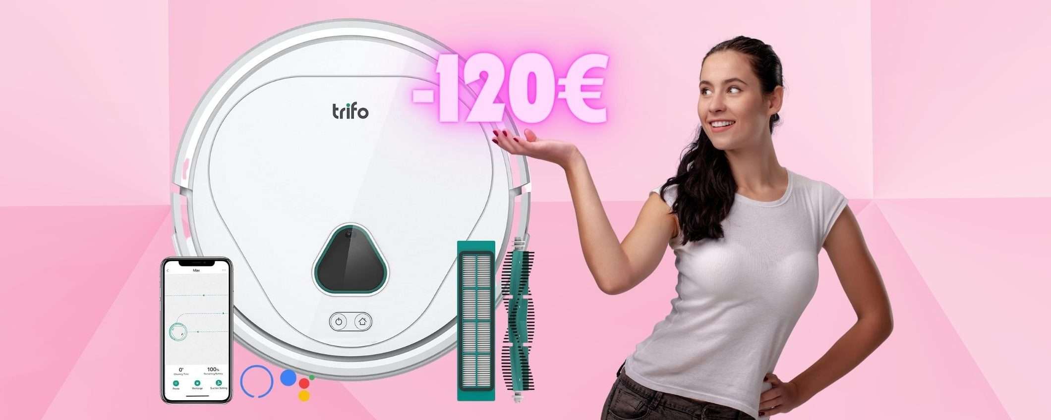 Robot aspirapolvere POTENTE con chat vocale a 120€ in MENO Robot aspirapolvere POTENTE con chat vocale a 120€ in MENO