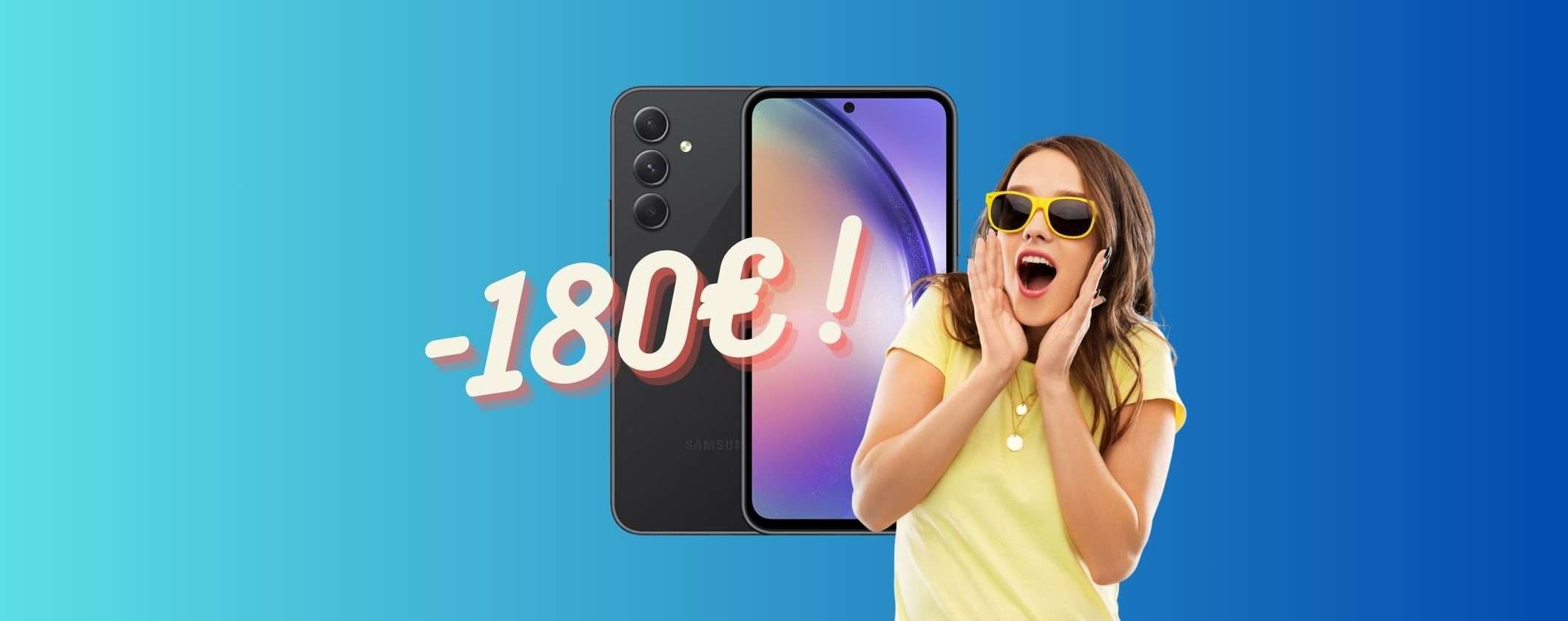 Samsung Galaxy A54: 180€ di SCONTO al Black Friday Unieuro Samsung Galaxy A54: 180€ di SCONTO al Black Friday Unieuro