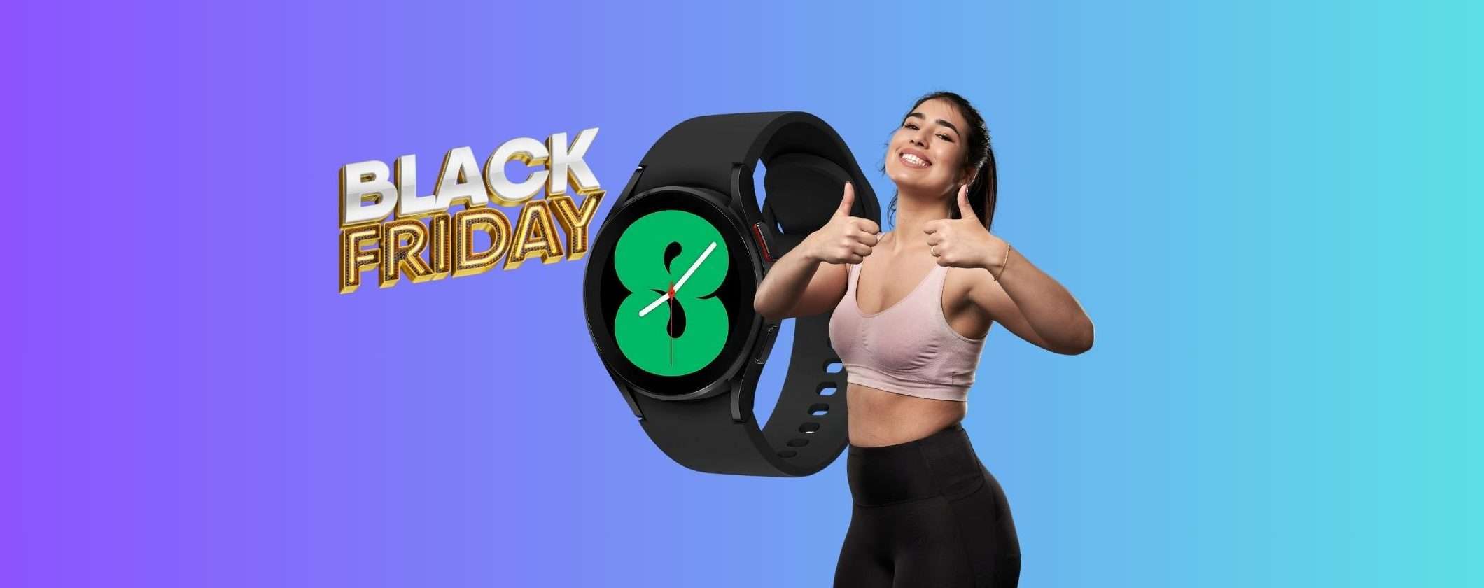 Samsung Galaxy Watch4 quasi in REGALO per il Black Friday Samsung Galaxy Watch4 quasi in REGALO per il Black Friday