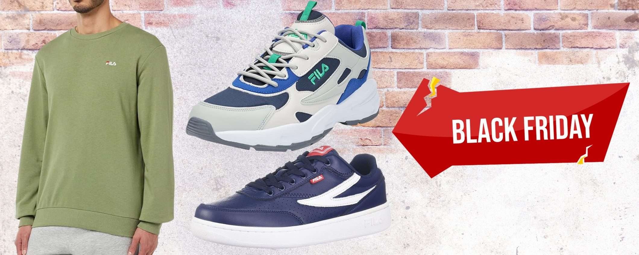 Fila da 18€ su Amazon: scarpe e abbigliamento in SVENDITA PIENA