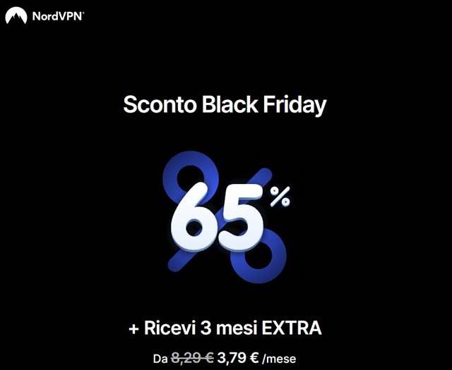 sconto black friday nordvpn