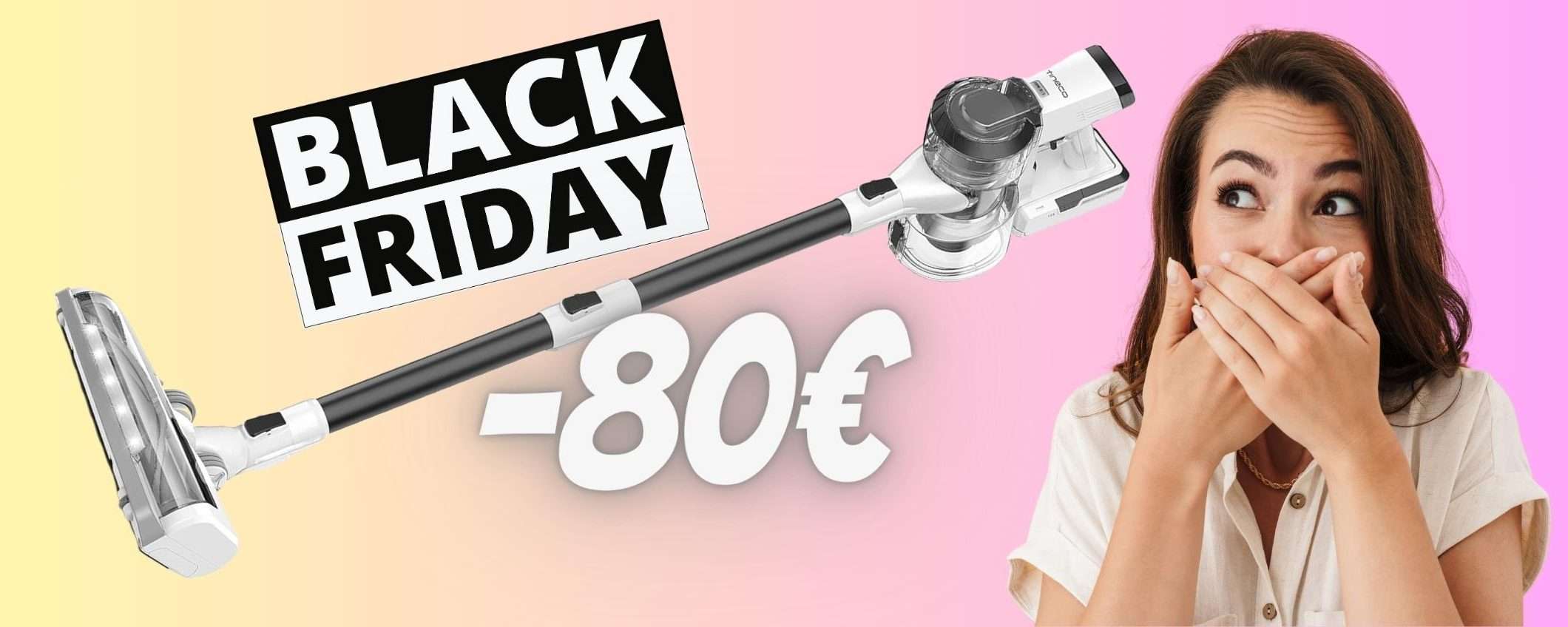Scopa elettrica SPETTACOLARE con accessori a 80€ in MENO Scopa elettrica SPETTACOLARE con accessori a 80€ in MENO