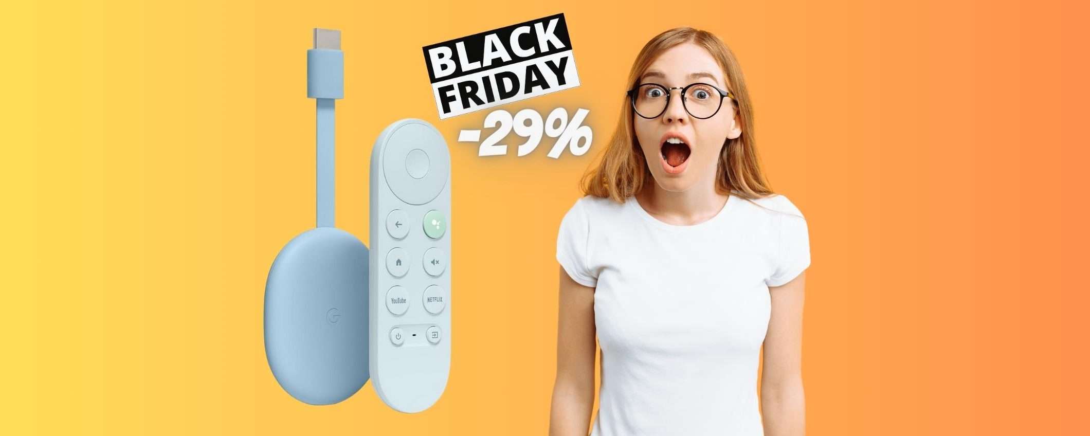 Smart TV con 49€ grazie al Chromecast 4K di Google, AFFARONE Smart TV con 49€ grazie al Chromecast 4K di Google, AFFARONE