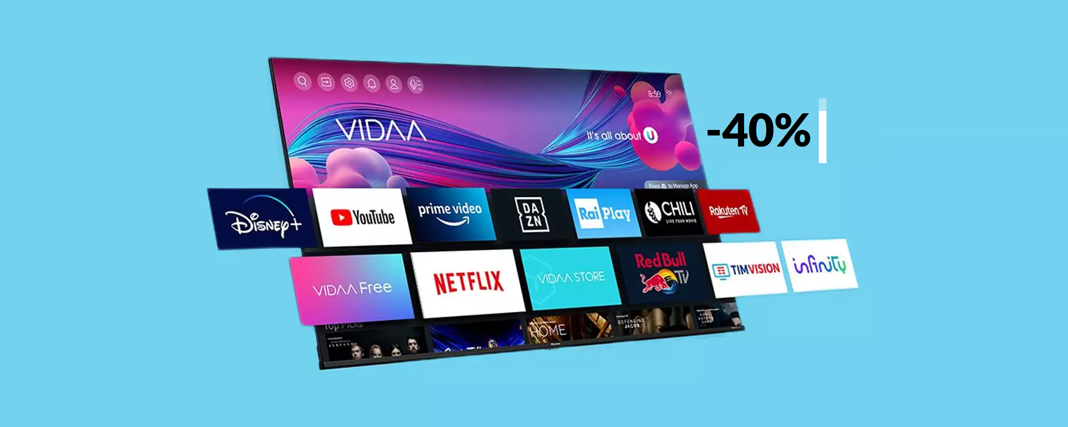 Smart TV 4K Hisense 43'': la controlli anche con ALEXA (-220€) Smart TV 4K Hisense 43'': la controlli anche con ALEXA (-220€)