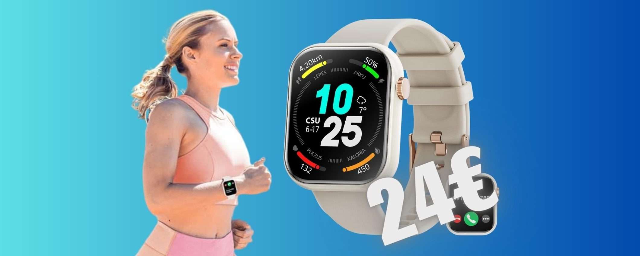 Smartwatch con vivavoce a POCHISSIMO su Amazon (24€) Smartwatch con vivavoce a POCHISSIMO su Amazon (24€)