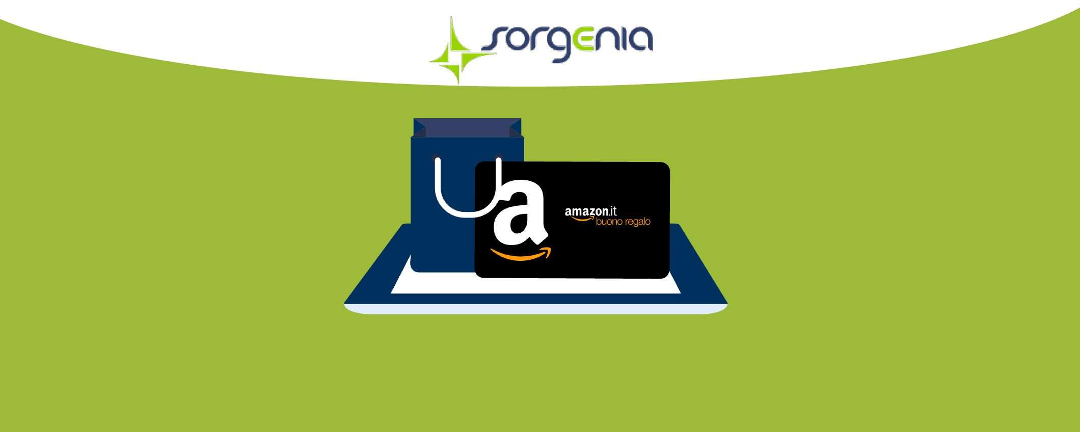 Sorgenia con Buono Regalo Amazon: ora per passare non hai più scuse! Sorgenia con Buono Regalo Amazon: ora per passare non hai più scuse!