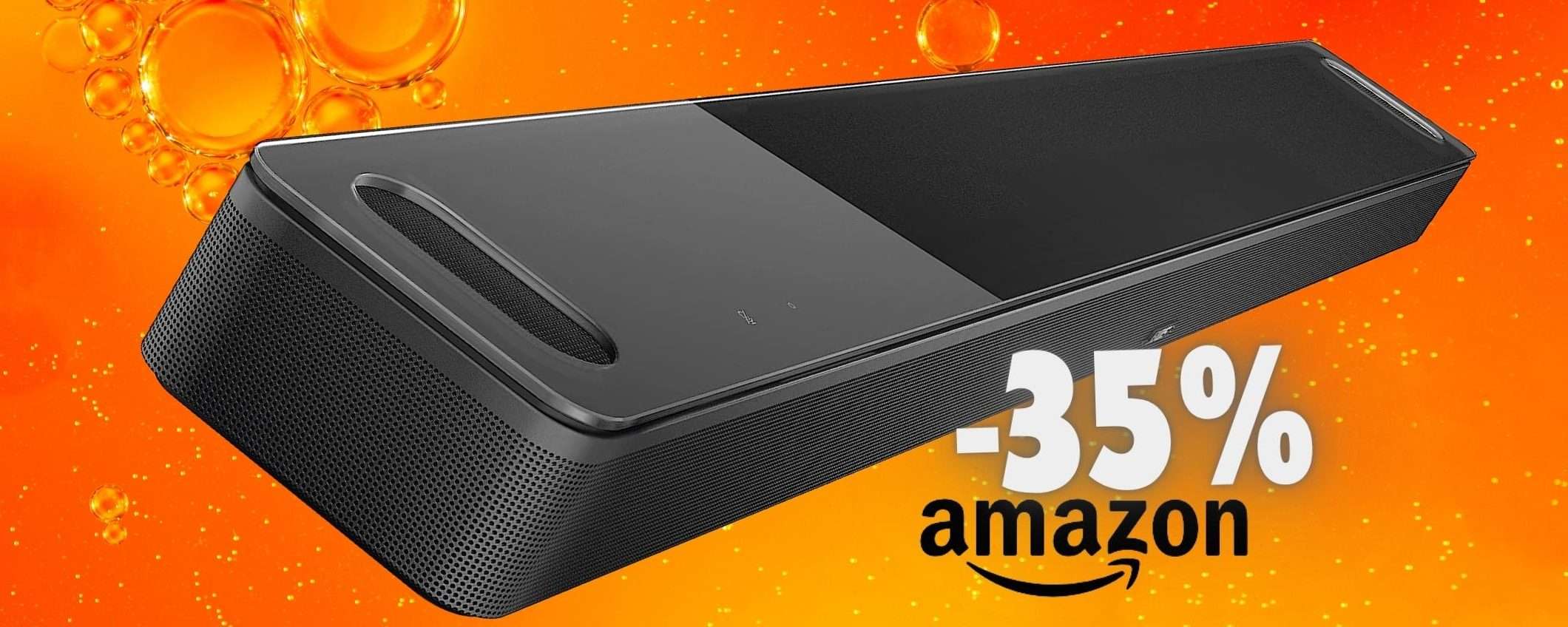 Soundbar Bose con Dolby Atmos, Alexa e Google Assistant (-35%) Soundbar Bose con Dolby Atmos, Alexa e Google Assistant (-35%)