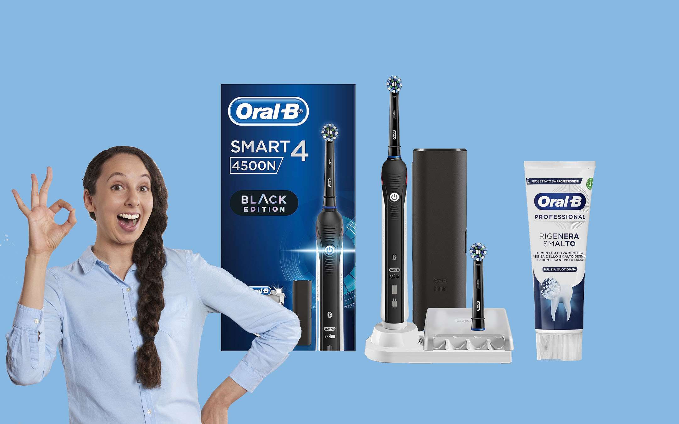 Spazzolino elettrico Oral-B Smart 4 in offerta TOP del 63%