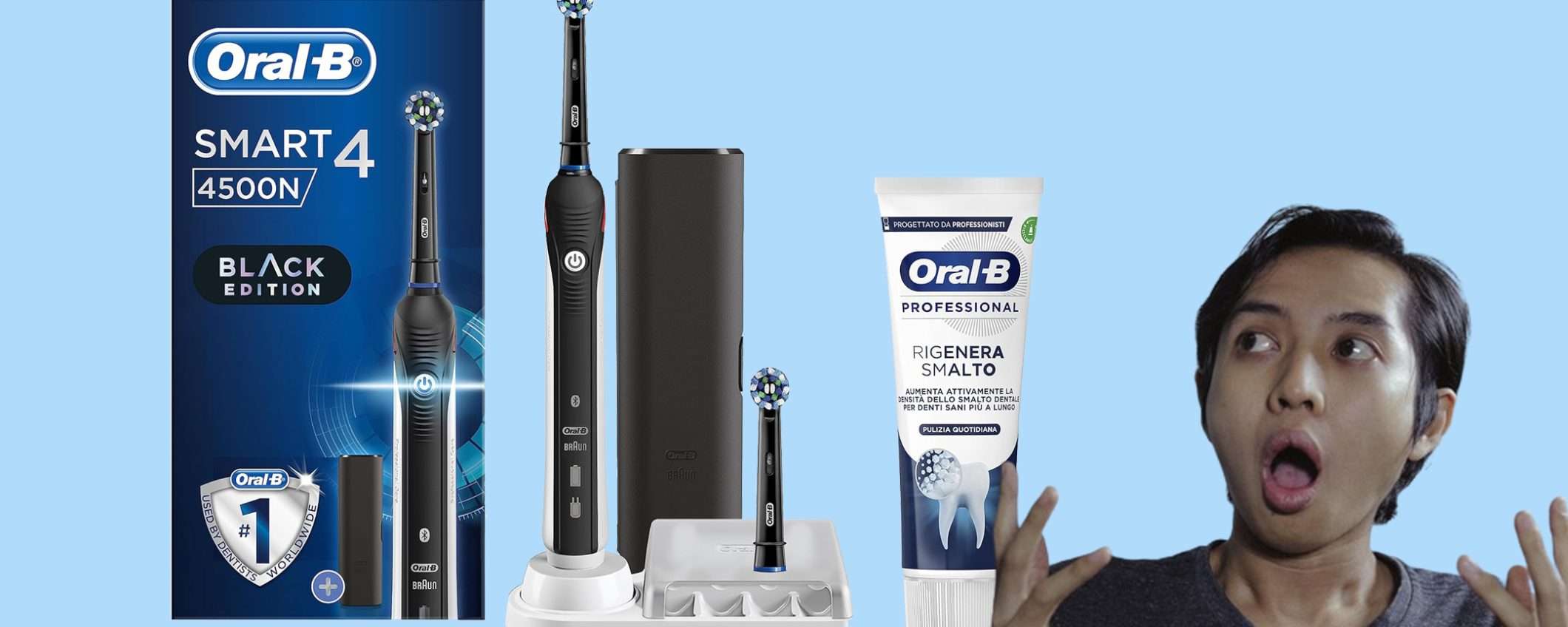 Spazzolino elettrico Oral-B Smart 4 in MEGA sconto del 63% Spazzolino elettrico Oral-B Smart 4 in MEGA sconto del 63%