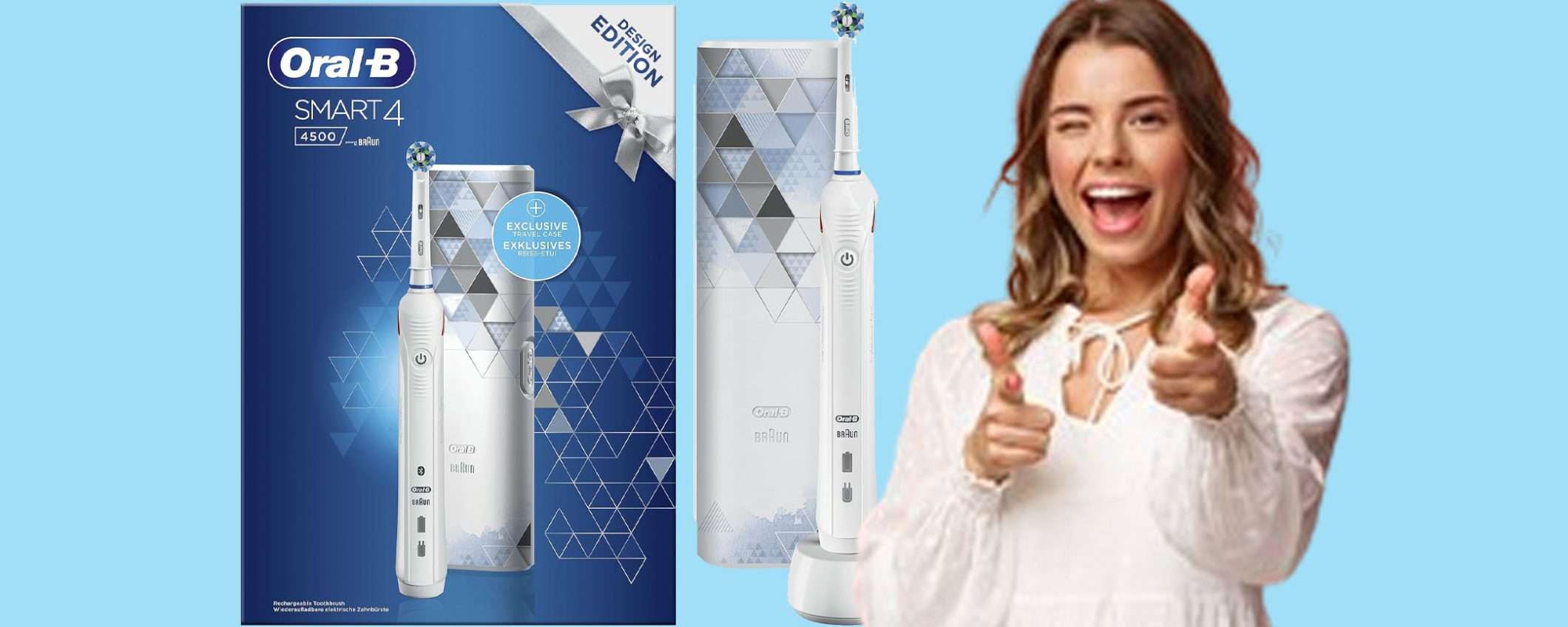 Spazzolino elettrico Oral-B Smart 4 in super sconto Black Friday