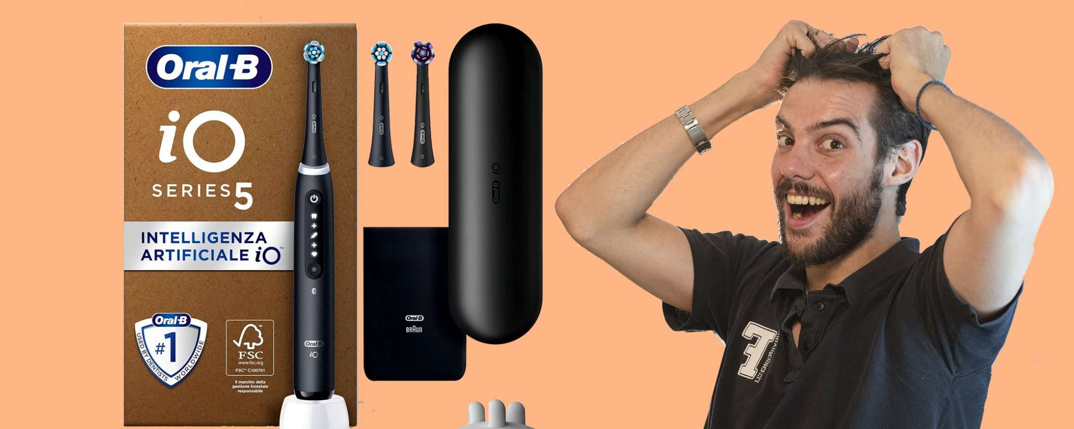 Spazzolino elettrico Oral-B iO 5N in sconto WOW con Black Friday! Spazzolino elettrico Oral-B iO 5N in sconto WOW con Black Friday!