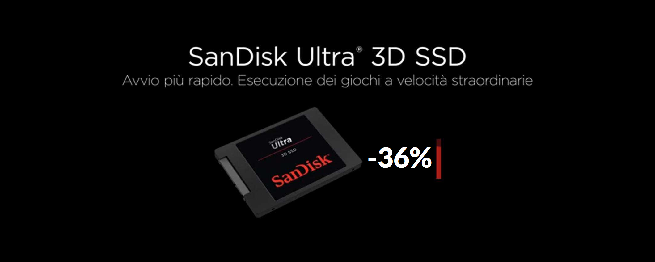 SSD SanDisk 2TB al prezzo più basso di sempre: già tuo con 149€
