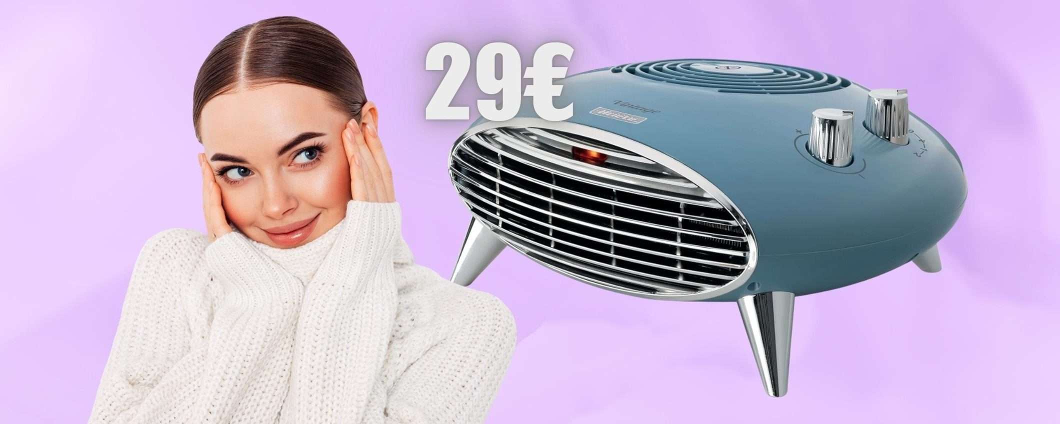 Stai bello caldo con la stufetta elettrica Ariete, su Amazon a 29€ Stai bello caldo con la stufetta elettrica Ariete, su Amazon a 29€