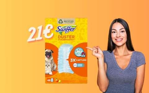 Swiffer Duster Ricambi 48 Pezzi - Piumini Cattura Polvere Per Animali Domestici - Foto 6