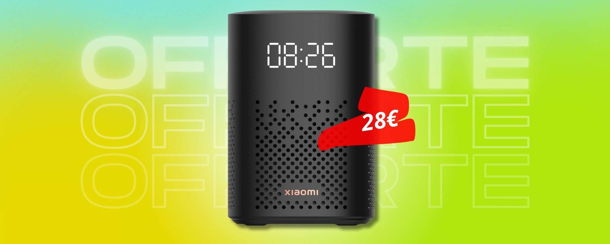 Xiaomi per un altoparlante SMART che funziona anche come sveglia (-43%) Xiaomi per un altoparlante SMART che funziona anche come sveglia (-43%)