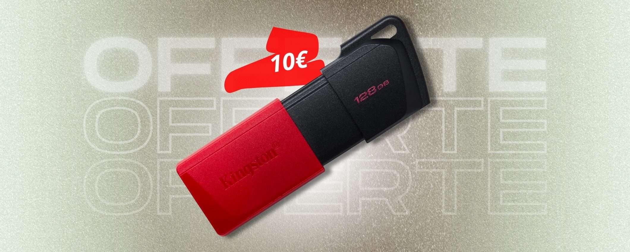 Chiavetta USB 3.2 con 128 GB da usare a piacimento, prezzo WOW