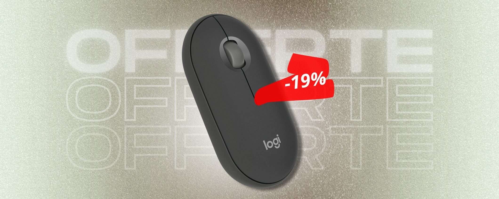 Logitech Pebble 2, il mouse wireless che TUTTI vogliono (-19%)