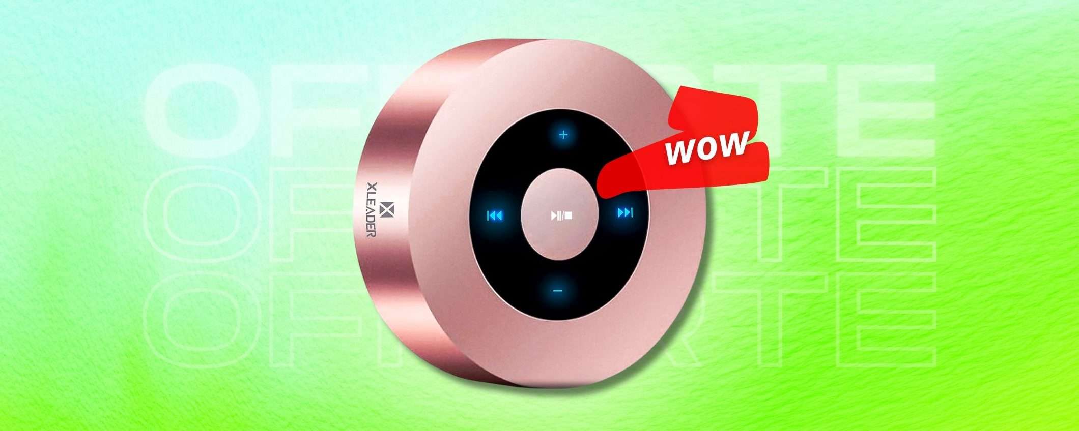 MINI cassa Bluetooth anche impermeabile, suono potente e di qualità MINI cassa Bluetooth anche impermeabile, suono potente e di qualità