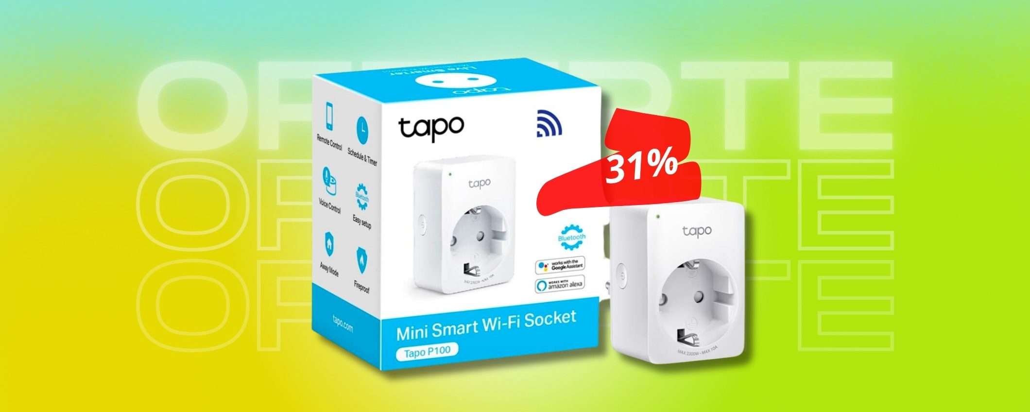 Una Presa Smart per 4 funzioni diverse: casa intelligente con soli 8€ Una Presa Smart per 4 funzioni diverse: casa intelligente con soli 8€