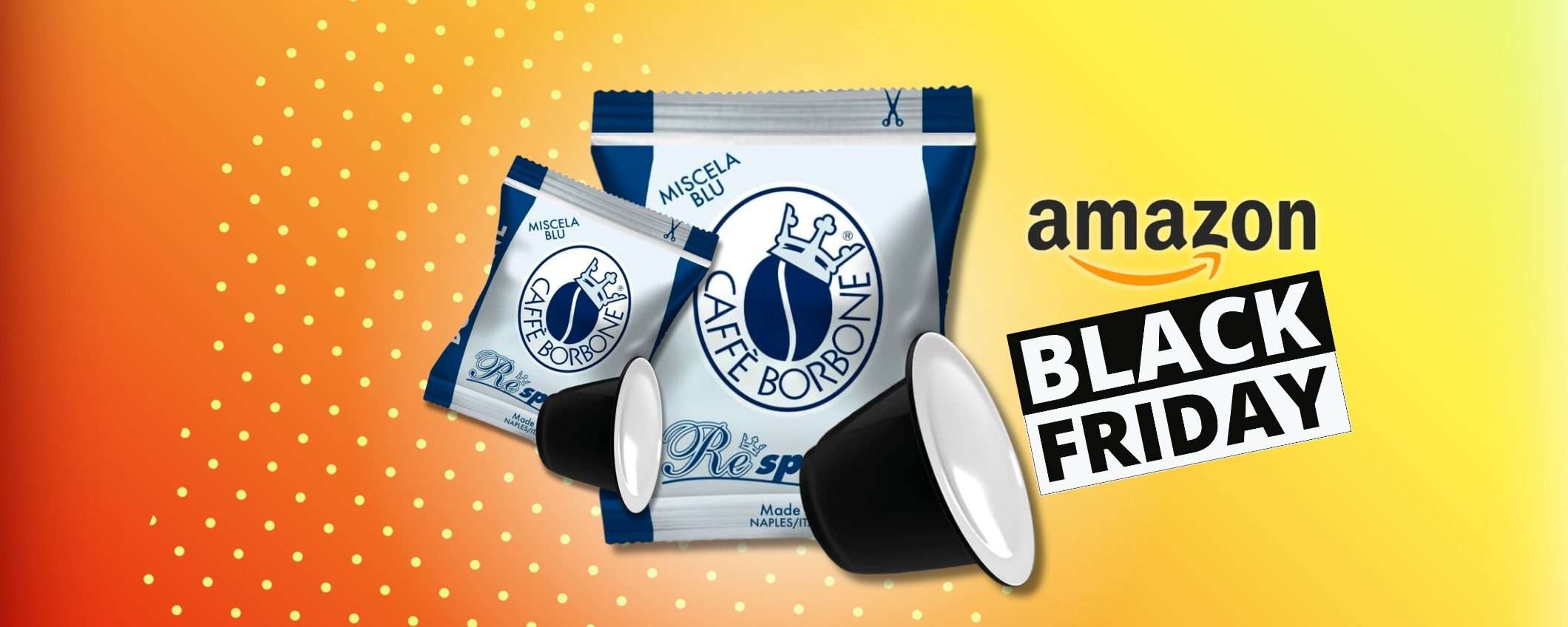 Caffè Borbone Respresso Miscela Blu 100 Capsule per pausa caffè CARICA Caffè Borbone Respresso Miscela Blu 100 Capsule per pausa caffè CARICA