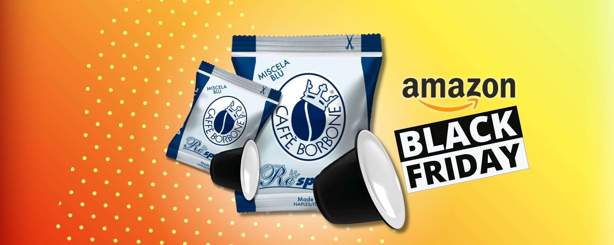 Caffè Borbone Respresso Miscela Blu 100 Capsule per pausa caffè CARICA