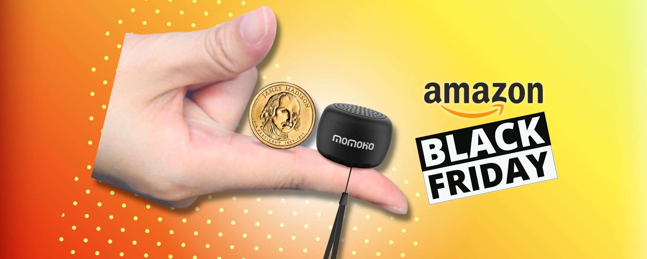 SUPER MINI cassa Bluetooth, grande come una moneta ma POTENTE (-42%) SUPER MINI cassa Bluetooth, grande come una moneta ma POTENTE (-42%)
