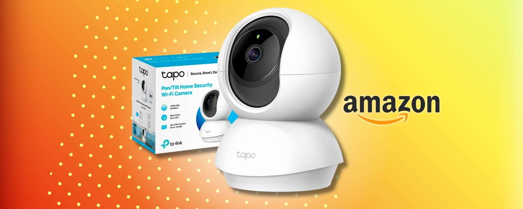 Telecamera WiFi Interno 1080p per CONTROLLARE casa come un regista