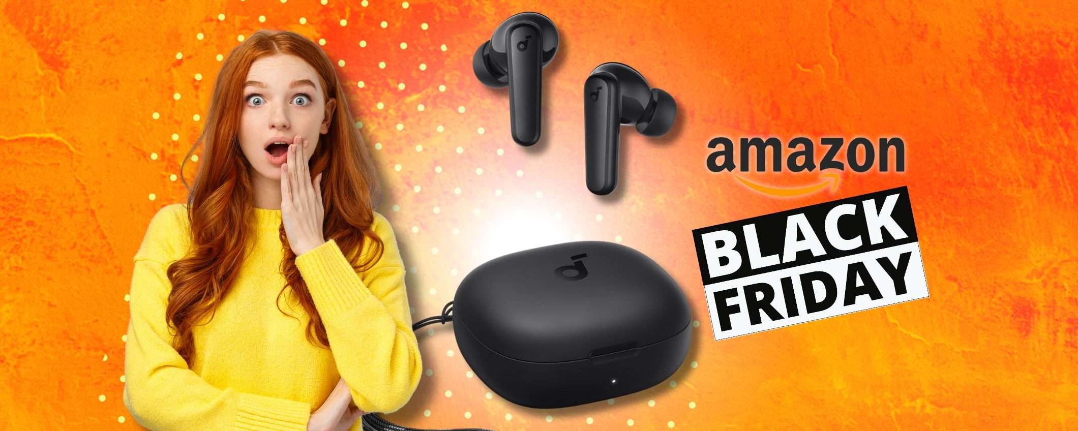 Auricolari TWS con BASSI POTENTI e ricarica RAPIDA, magia Black Friday Auricolari TWS con BASSI POTENTI e ricarica RAPIDA, magia Black Friday