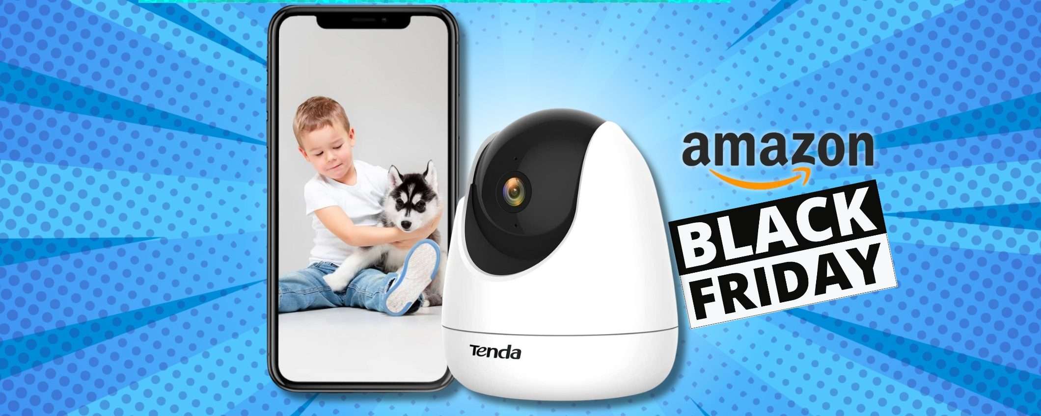 Telecamera WiFi Interno 360°, visione notturna e NON SOLO, occasione Telecamera WiFi Interno 360°, visione notturna e NON SOLO, occasione