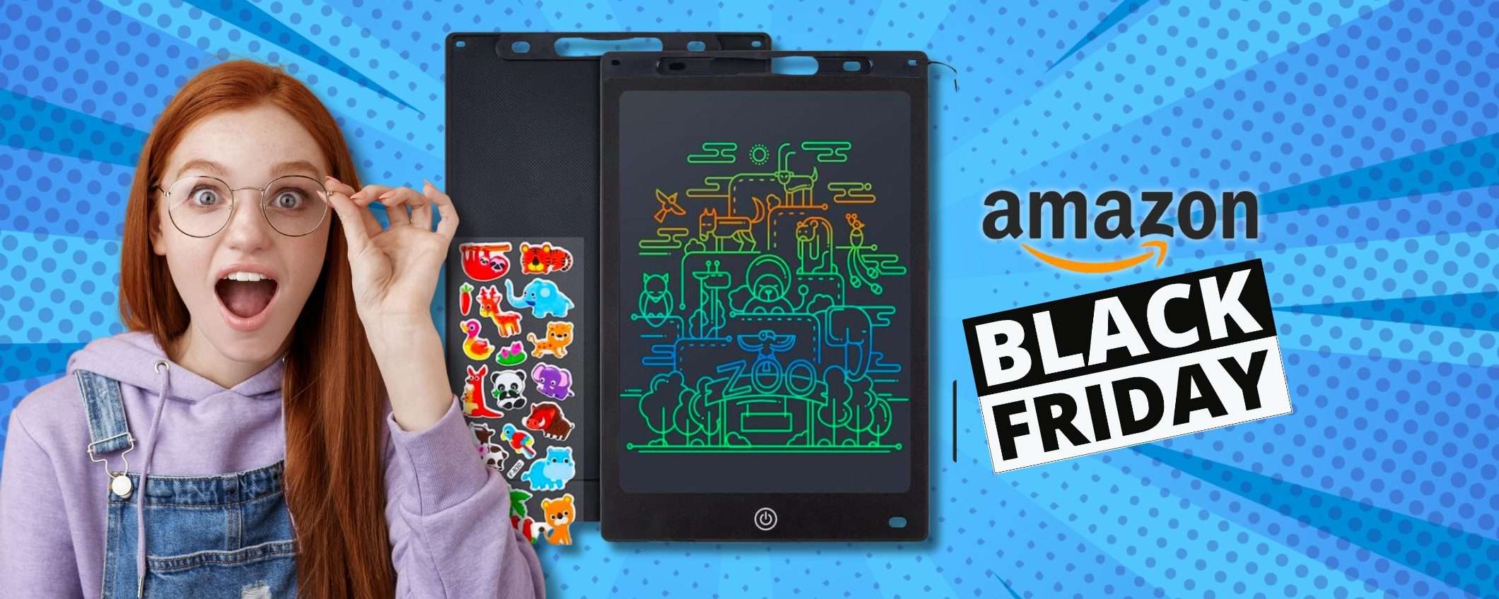 Tavoletta Grafica LCD per adulti e bambini, 10€ e ADDIO fogli di carta Tavoletta Grafica LCD per adulti e bambini, 10€ e ADDIO fogli di carta