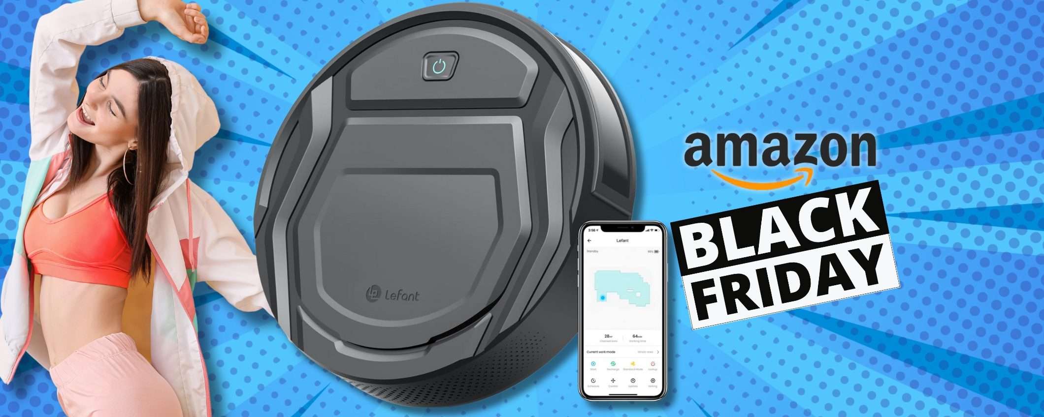 Robot Aspirapolvere? Con il coupon lo hai a metà PREZZO: aspira e lava Robot Aspirapolvere? Con il coupon lo hai a metà PREZZO: aspira e lava