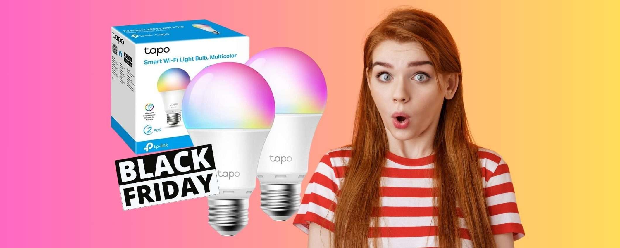 TP-Link: 2 lampadine WiFi colorate a PREZZO SHOCK (14€)