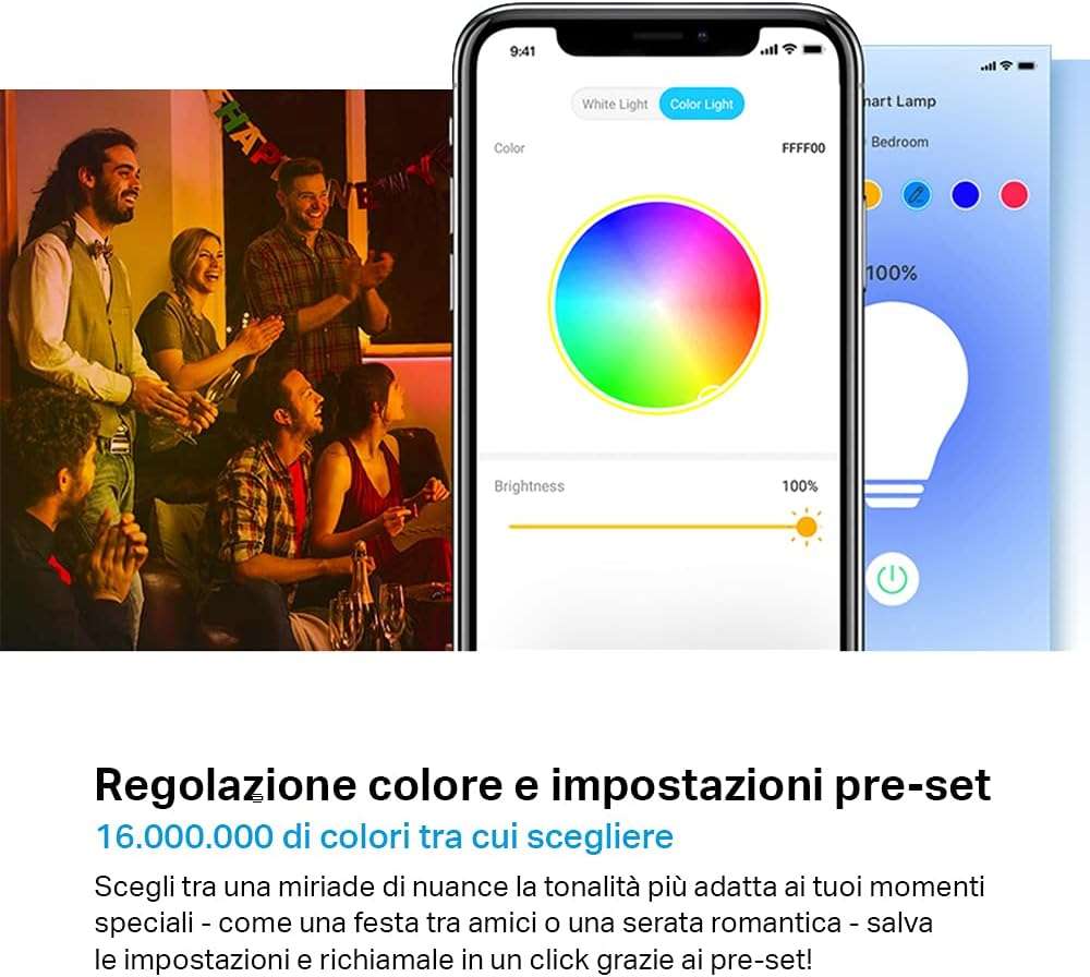 tp-link-2-lampadine-wifi-colorate-prezzo-shock-14e-colori