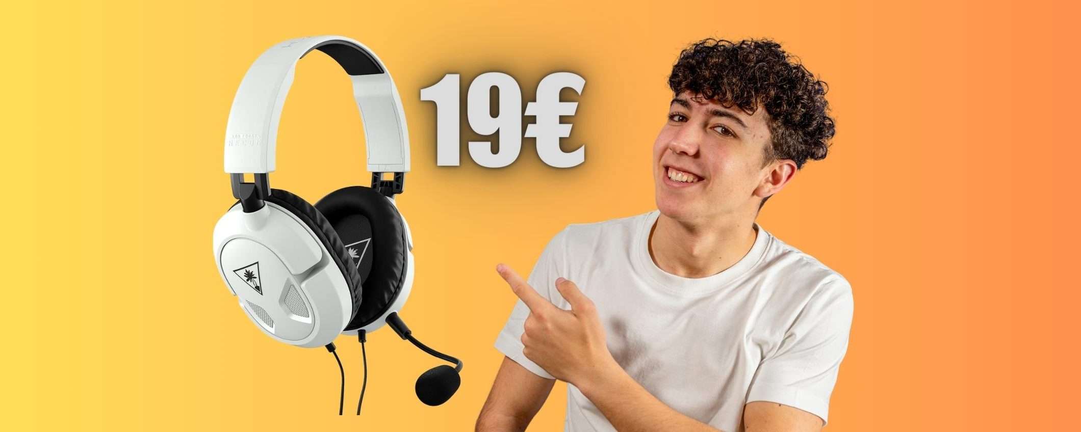 Turtle Beach Recon: cuffie da gaming multi-piattaforma a 19€ Turtle Beach Recon: cuffie da gaming multi-piattaforma a 19€