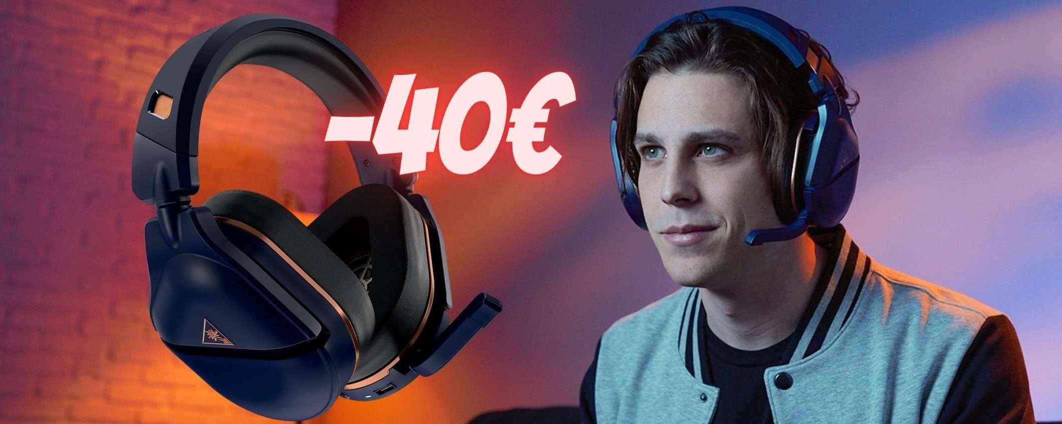 Turtle Beach Stealth 700 MAX per PC e consolle a 40€ in MENO Turtle Beach Stealth 700 MAX per PC e consolle a 40€ in MENO