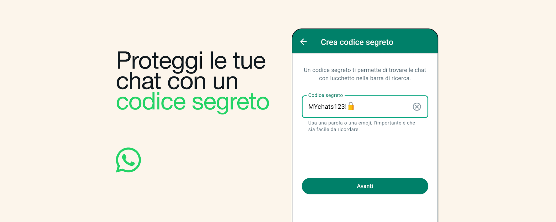 WhatsApp SUPER sicuro con il Codice Segreto per Lucchetto Chat WhatsApp SUPER sicuro con il Codice Segreto per Lucchetto Chat