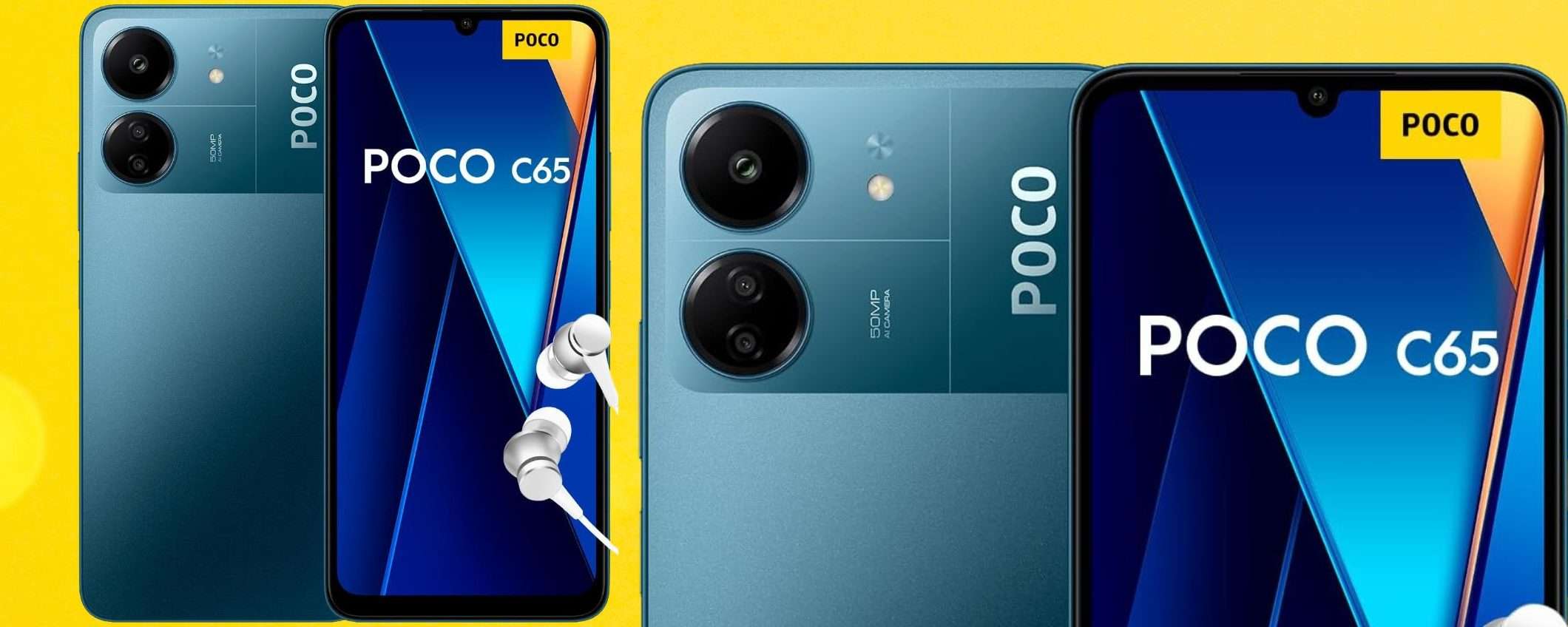 Xiaomi POCO C65 a 129€, che SOGNO: 128GB, RAM 6GB, 5000 mAh e display 90Hz Xiaomi POCO C65 a 129€, che SOGNO: 128GB, RAM 6GB, 5000 mAh e display 90Hz